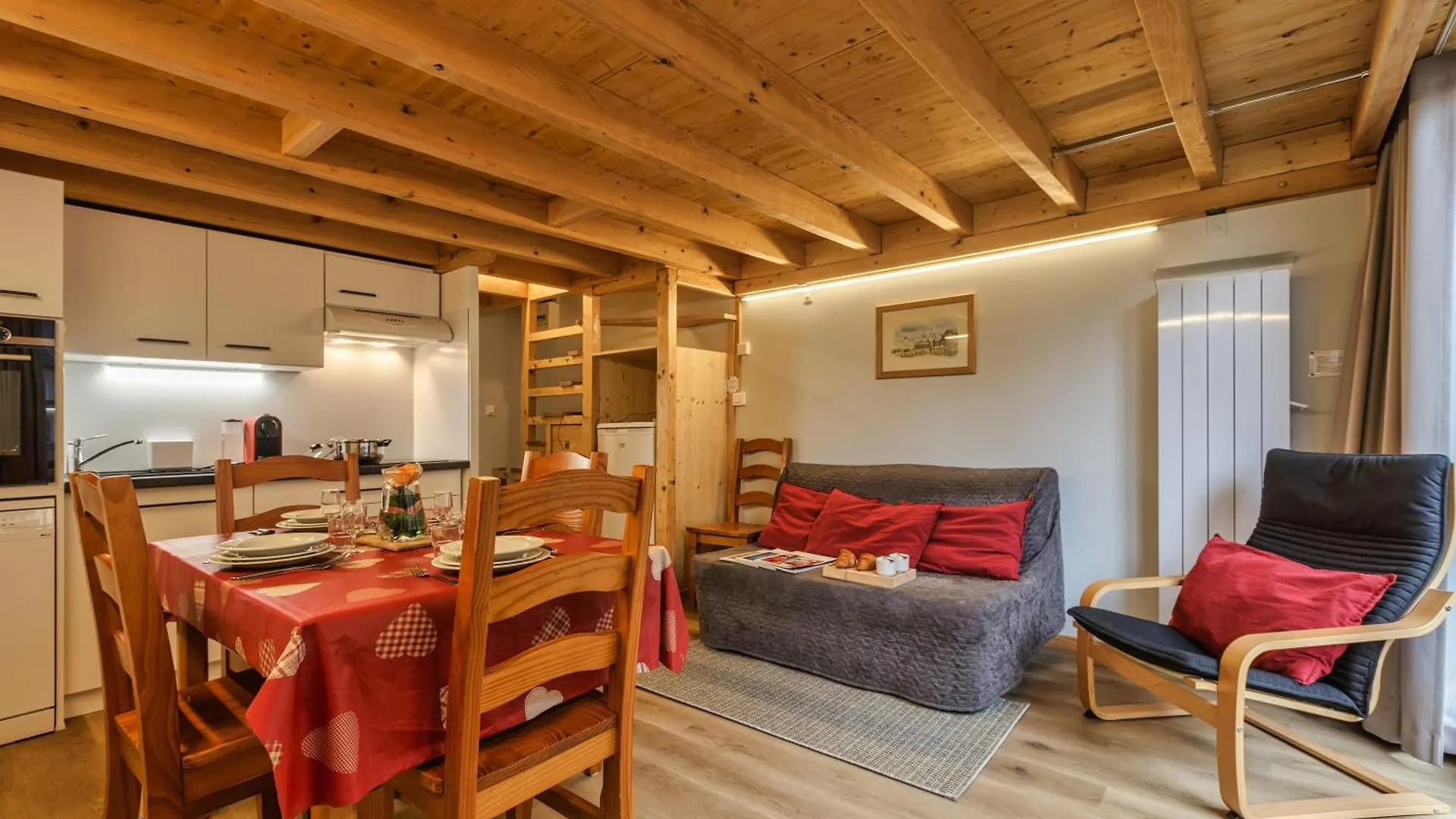 公寓 Residence Grand Roc - Campanules 122 - Happy Rentals 霞慕尼